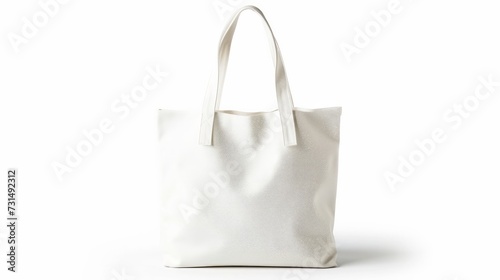 white tote bag isolated 