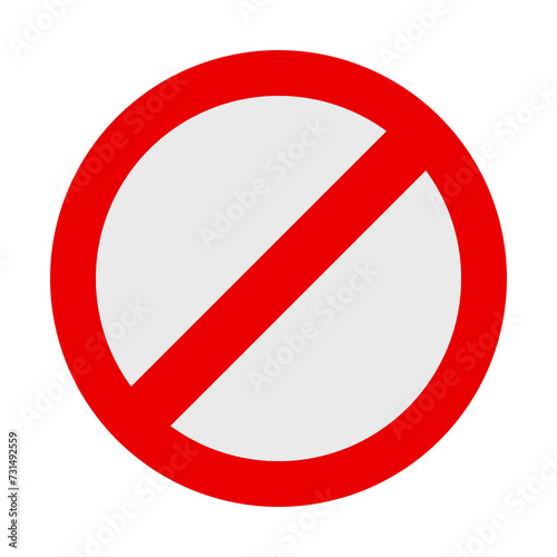 no, forbidden, not allowed symbol 