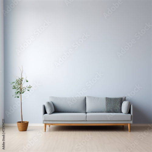 a sofa in the living room  Minimalist Photography 