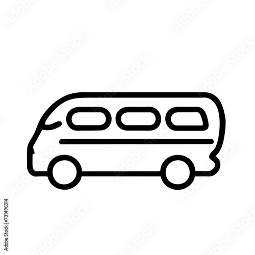Bus with clean lines