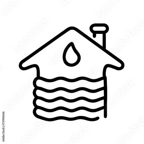 house on a white background