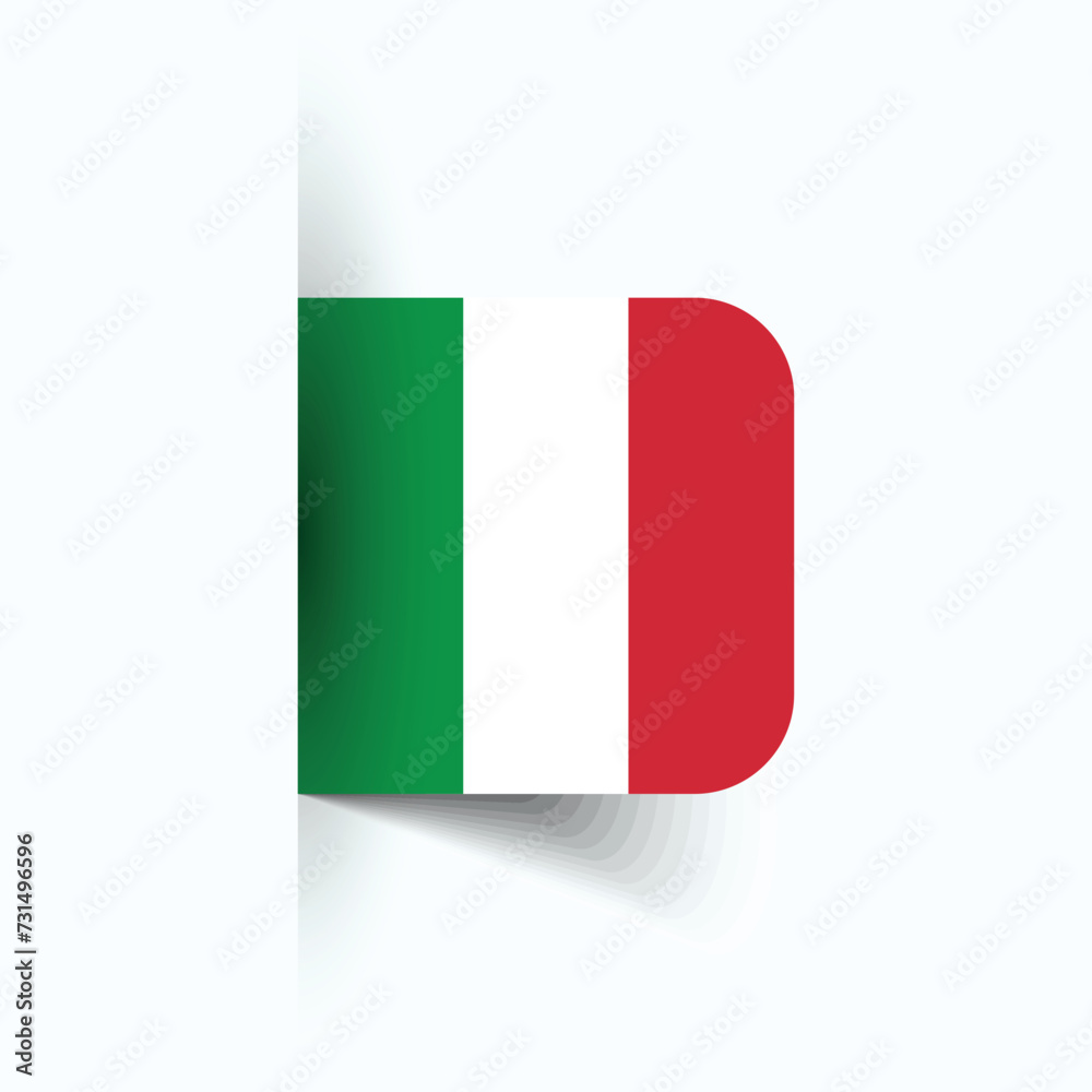 Italy national flag, Italy National Day, EPS10. Italy flag vector icon Italy national flag, Italy National Day, EPS10. Italy flag vector icon