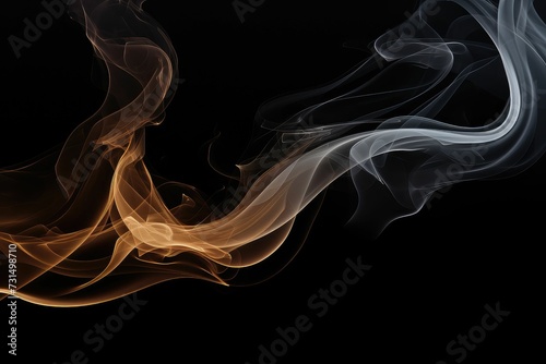 Luxury Smoke: Elegant Dark Background for Premium Atmosphere