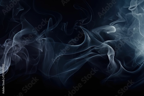 Luxury Smoke: Elegant Dark Background for Premium Atmosphere