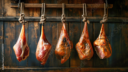 Hanging Meat, A Glimpse Into Jamon and Ham Farm Production