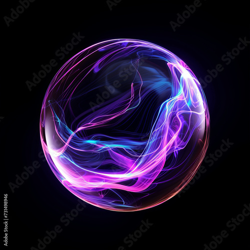 Energizing Perspectives: The Interwoven Dance of Backdrop, Energy, Light, and Ball