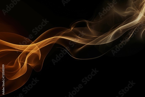 Luxury Gold Smoke: Elegant Dark Background for Stylish Designs