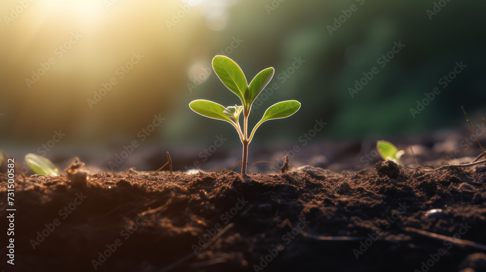 young Plant Growing young Plant Growing