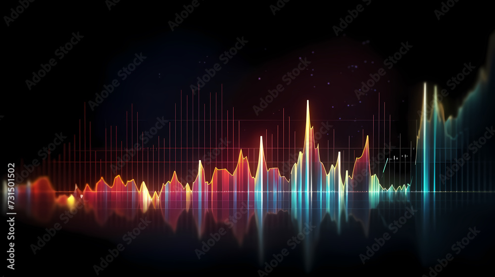 Stock market chart line concept, business chart on stock market background Stock market chart line concept, business chart on stock market background