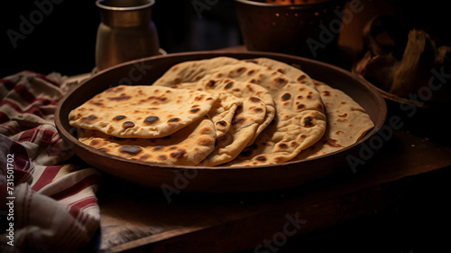 Chapati  Indian food