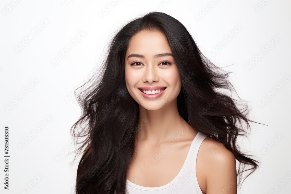 Sweet little girl donning comfy vest lingerie, posing with confidence on a clean white surface. Generative AI. Sweet little girl donning comfy vest lingerie, posing with confidence on a clean white surface. Generative AI.