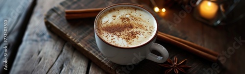 Atole. Mexican drink . Banner