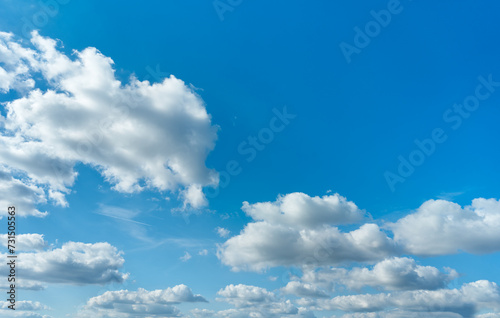 Sky background with clouds 