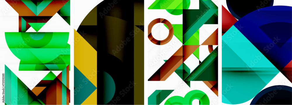 Triangle wallpaper or poster background design Triangle wallpaper or poster background design