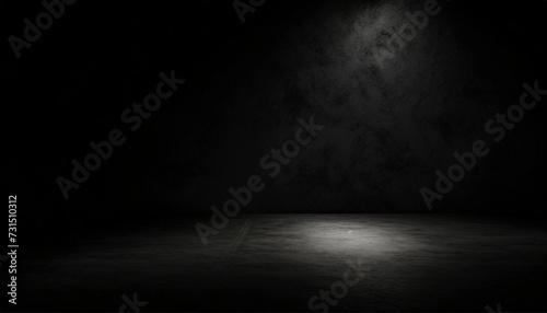 Black background  low light  dark room  space for text