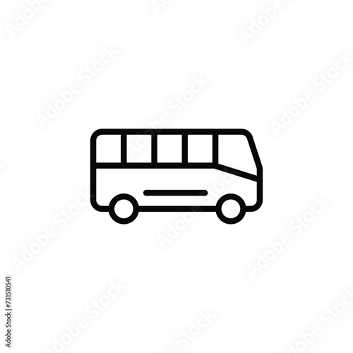 Bus icon vector