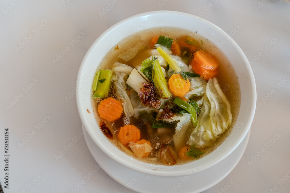 Indonesian Chicken & Vegetables Soup Indonesian Chicken & Vegetables Soup