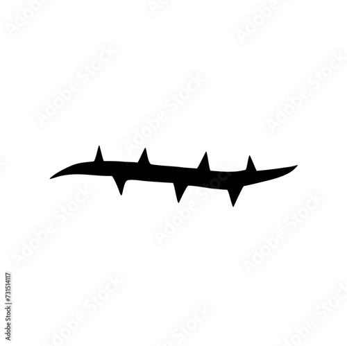 Thorns Silhouette Illustration 