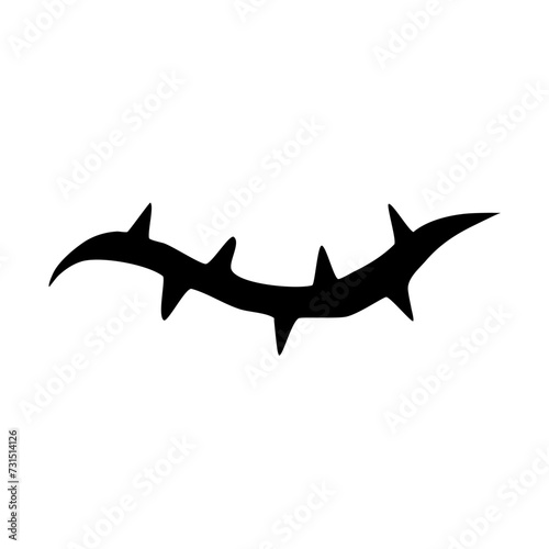 Thorns Silhouette Illustration 