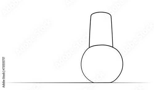 continuous drawing of a sponge with one line. illustration