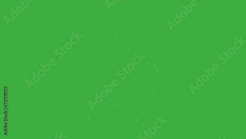 Animation loop cartoon video liquid on green screen background photo