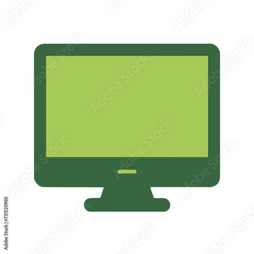 lcd monitor with green screen