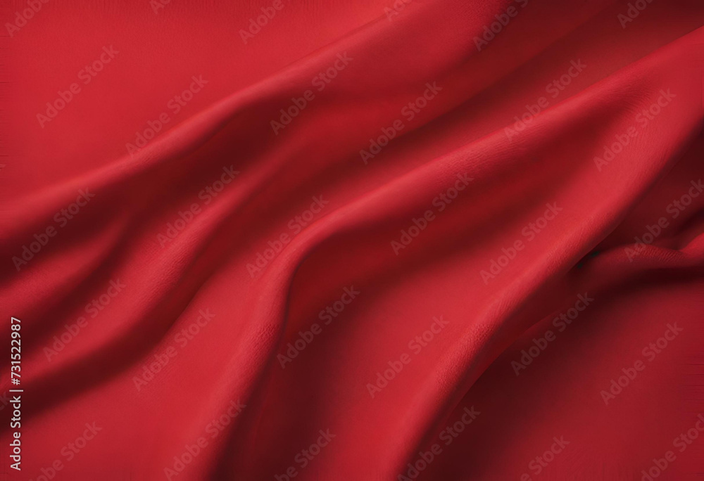 Luxury red satin fabric cloth abstract background, Red fabric texture background Luxury red satin fabric cloth abstract background, Red fabric texture background