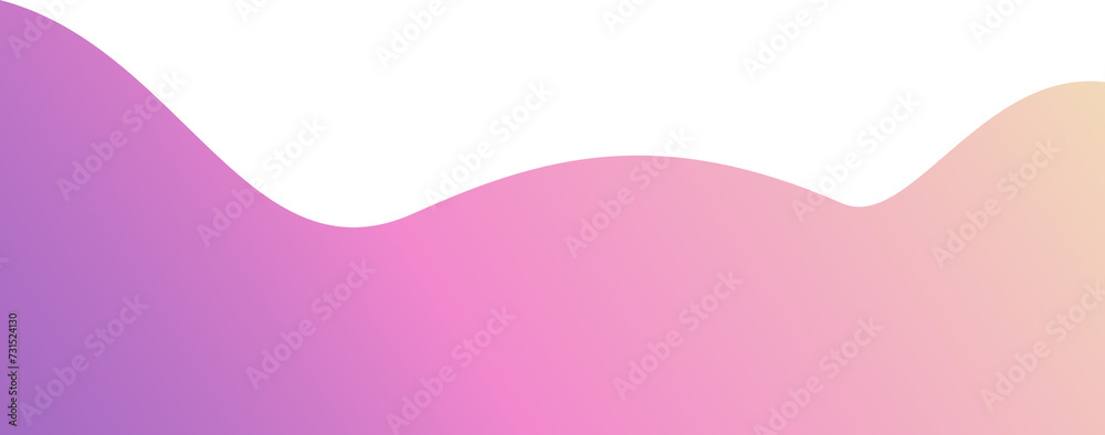 Gradient pink abstract shape