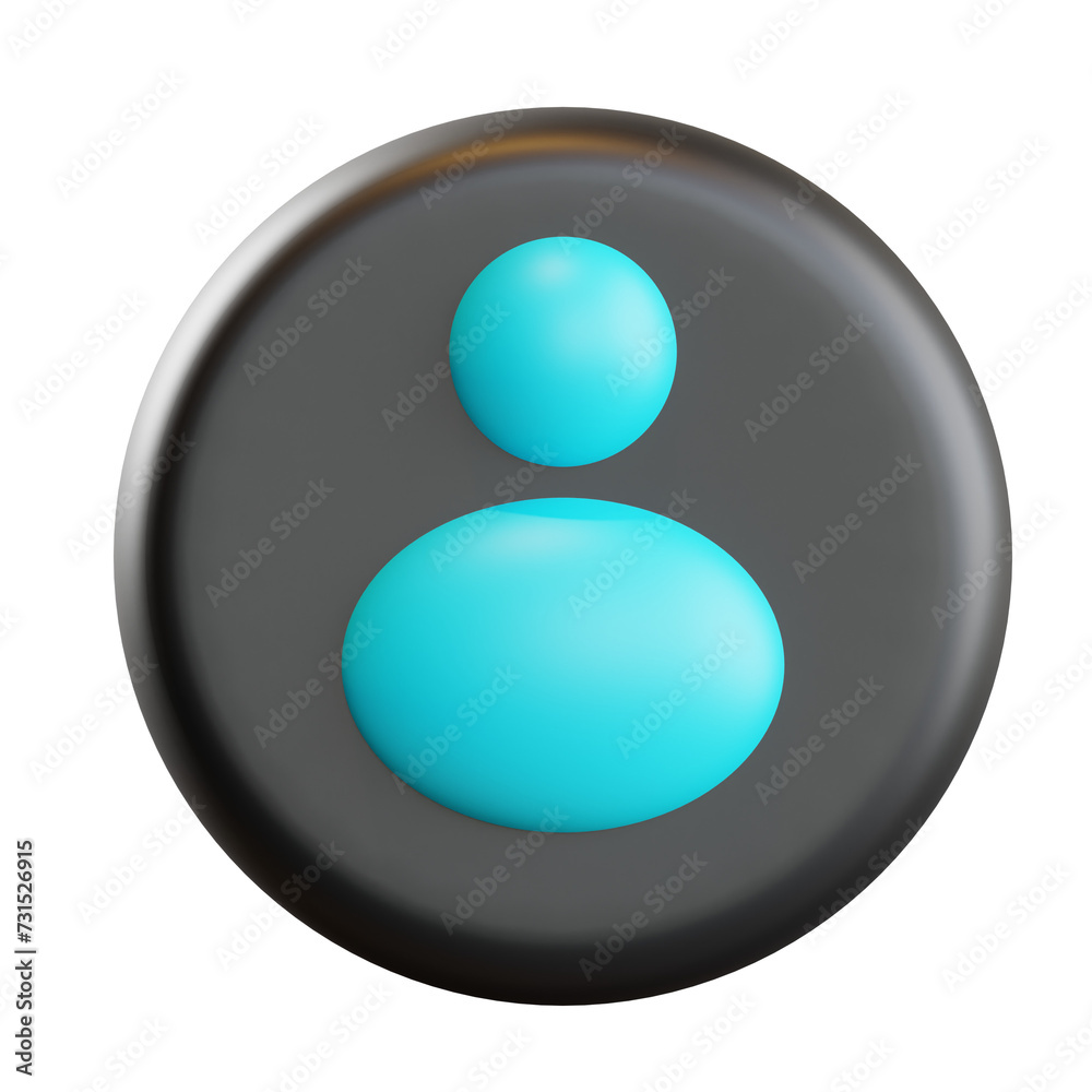 Profil 3d icon Profil 3d icon