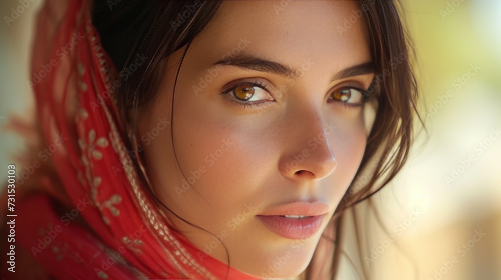 High Fashion Portrait in Bright USA Minimalism High Fashion Portrait in Bright USA Minimalism