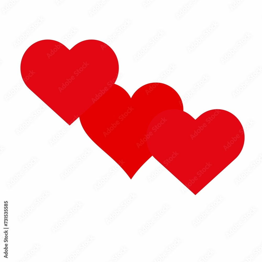 Set of hearts icon, heart drawn hand. Heart Black | Love | Logo | Variations