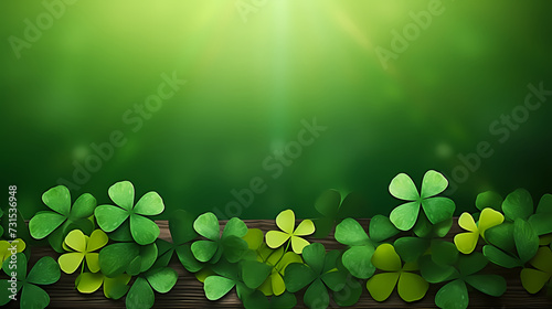 Happy St. Patrick's Day background holiday illustration photo