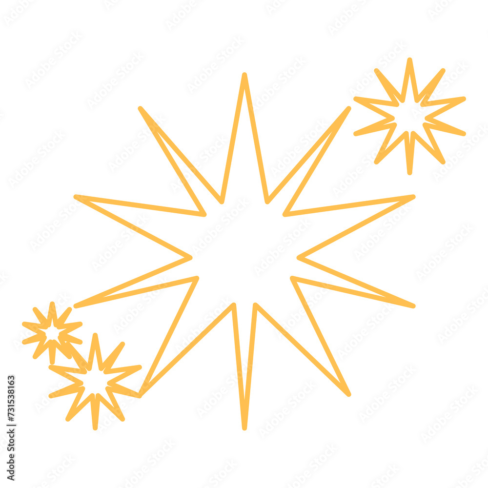 icons abstract outline star icons abstract outline star