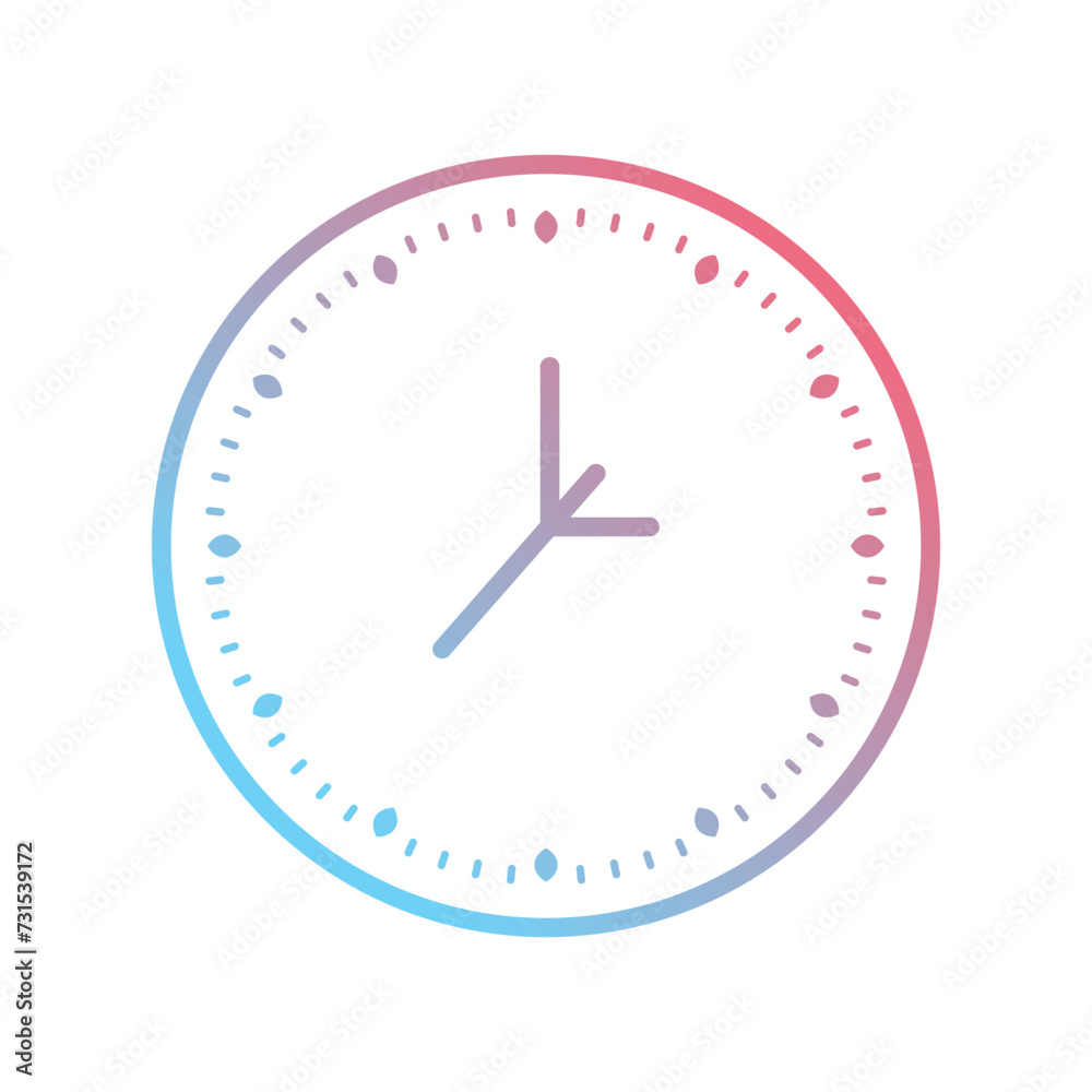 clock icon vector stock illustration clock icon vector stock illustration
