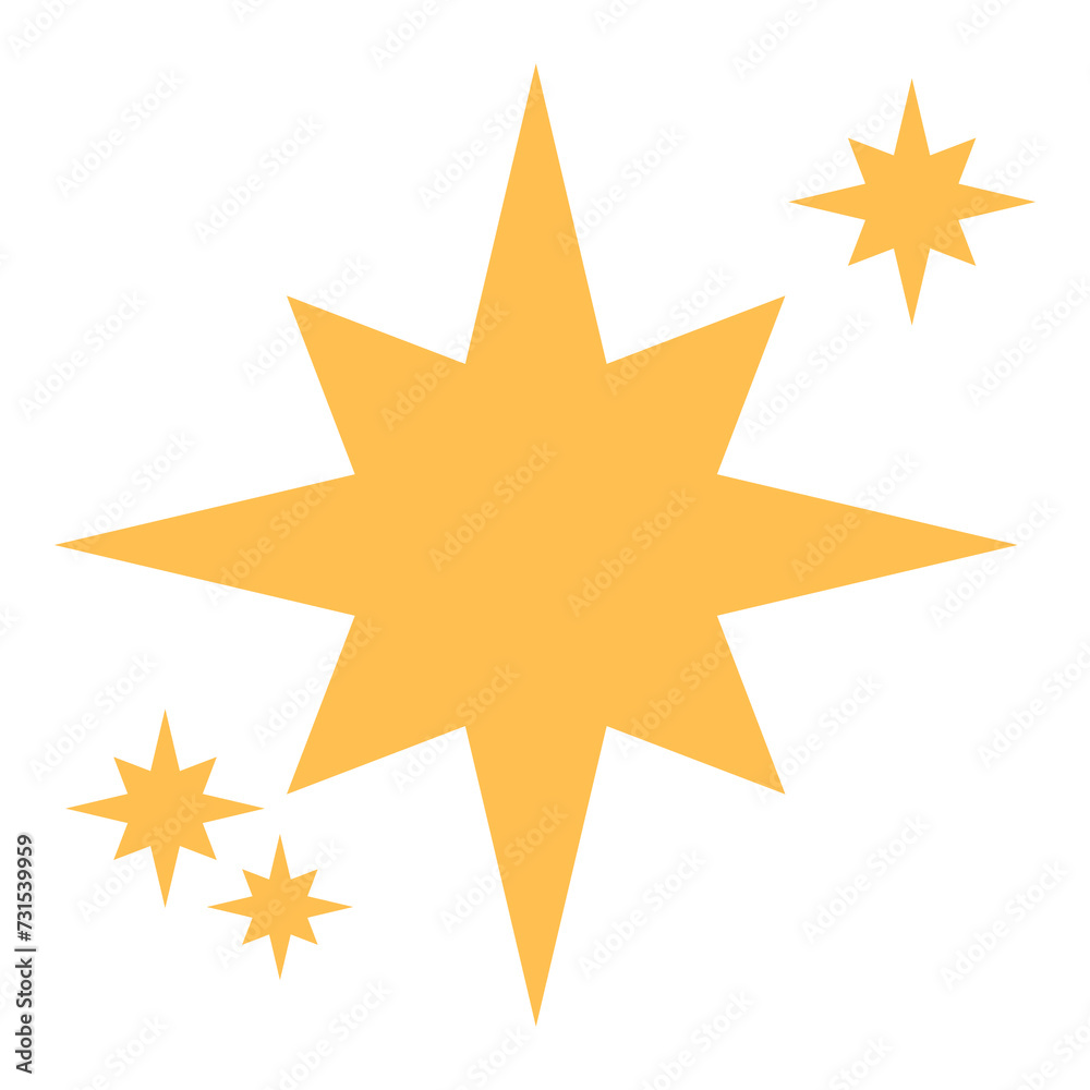 sun sparkling symbol shape decoration sun sparkling symbol shape decoration