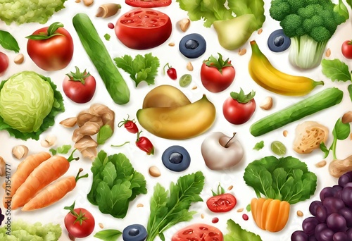 Healthy food background, Vegan Food background, Diet Food Background