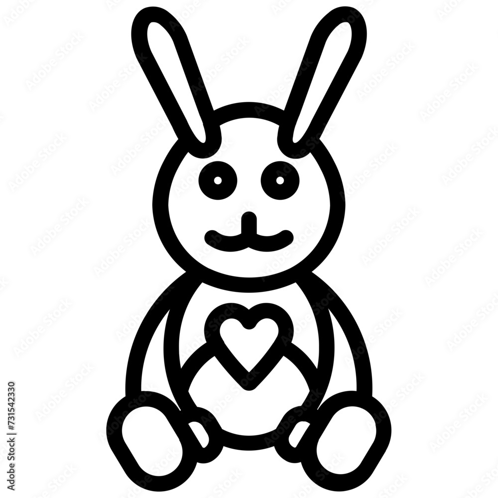 Obraz premium bunny doll