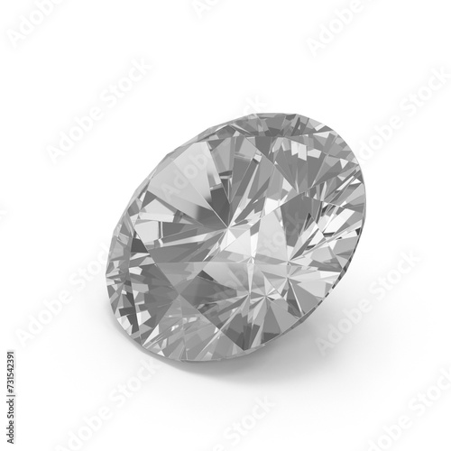 Round Cut Diamond PNG