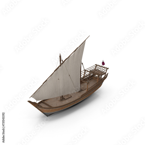 Qatar Traditional Boat PNG