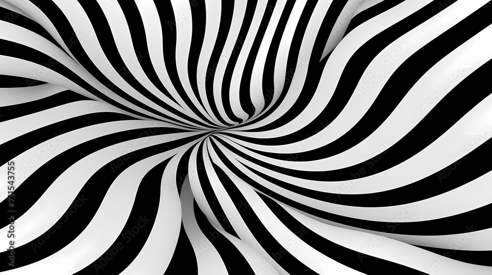 Obraz premium Optical illusion, optical art abstract background