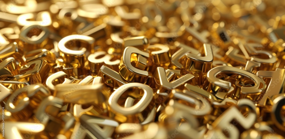 A sea of golden 3D numbers scattered, symbolizing wealth, luxury, and financial concepts. A sea of golden 3D numbers scattered, symbolizing wealth, luxury, and financial concepts.