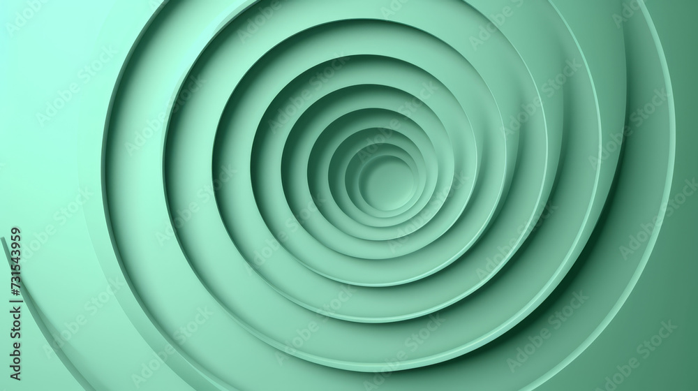 Mint green abstract wallpaper made out of concentric circles. Mint green abstract wallpaper made out of concentric circles.