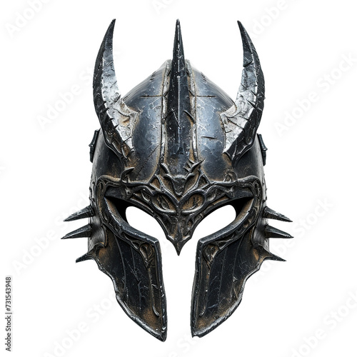 Dragonbone Helm, isolated object, transparent background.