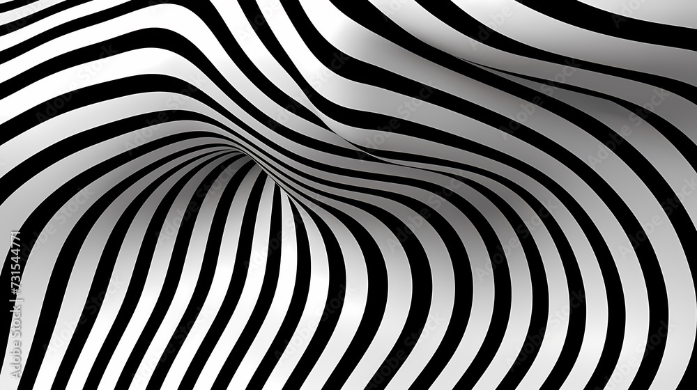 Optical illusion, charming abstract pattern background