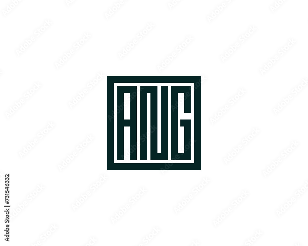 ANG Logo design vector template ANG Logo design vector template