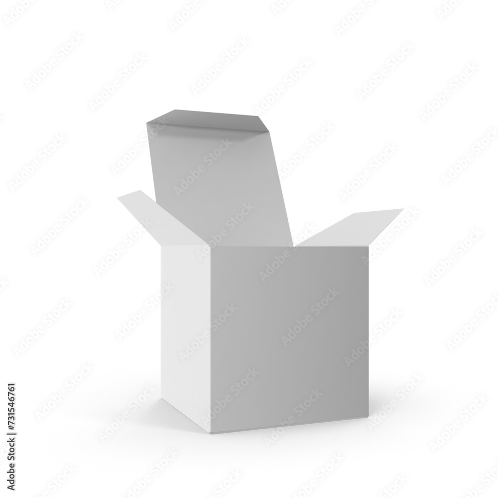 White Square Packaging Box PNG White Square Packaging Box PNG