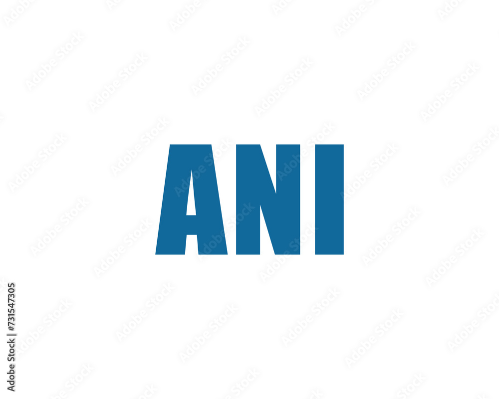 ANI logo design vector template ANI logo design vector template
