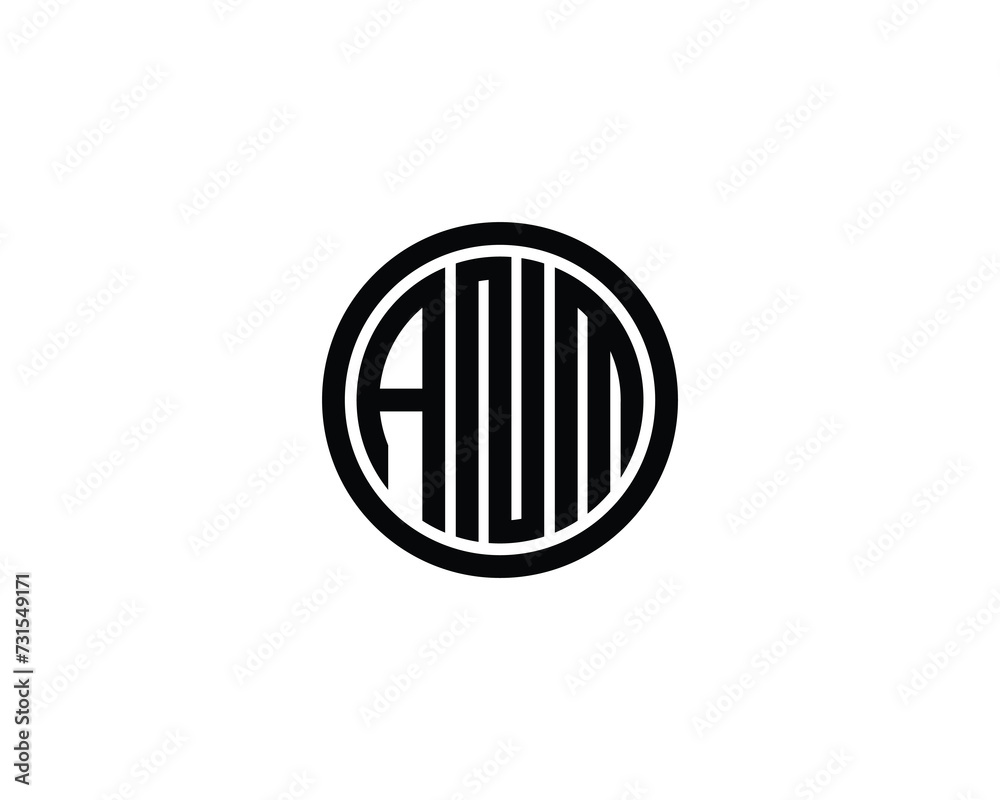 ANM logo design vector template ANM logo design vector template