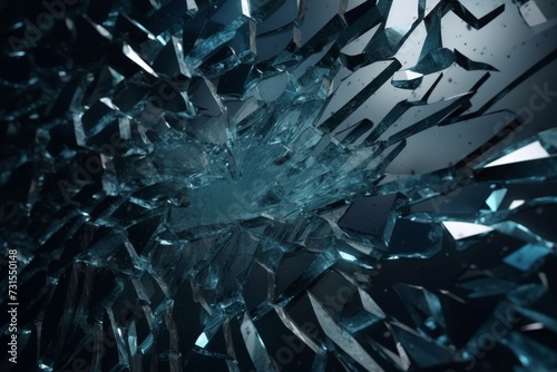 Abstract Shattered or Broken Glass Texture