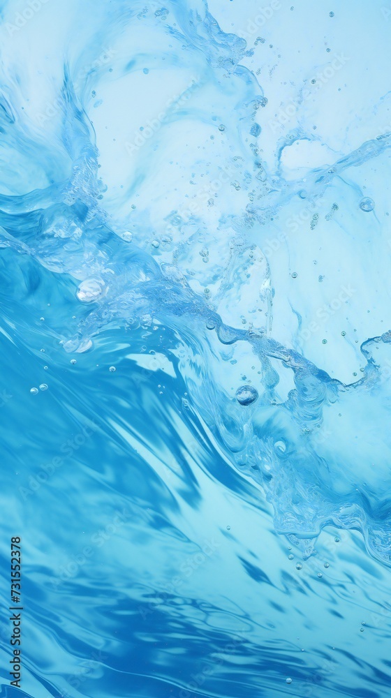 Ocean water wave background closeup Generative Ai